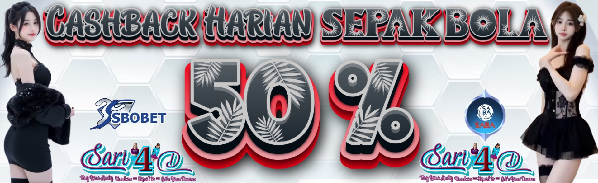 Sari4D Cashback Harian Sepakbola 50%