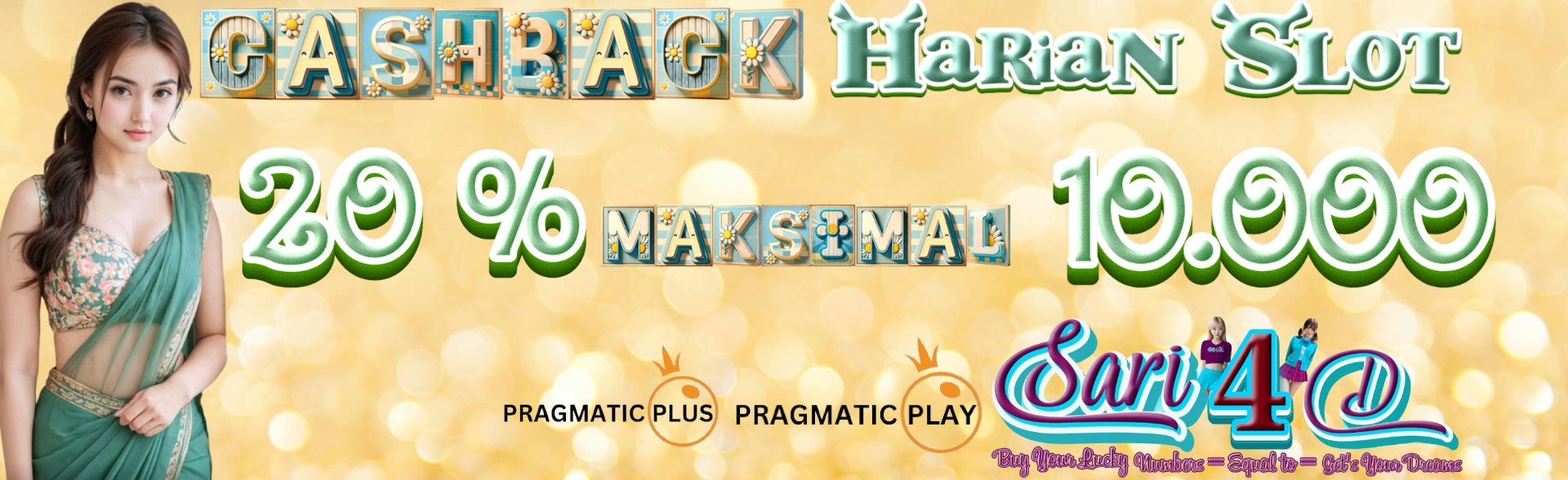 Sari4d Cashback Harian Slot 50%