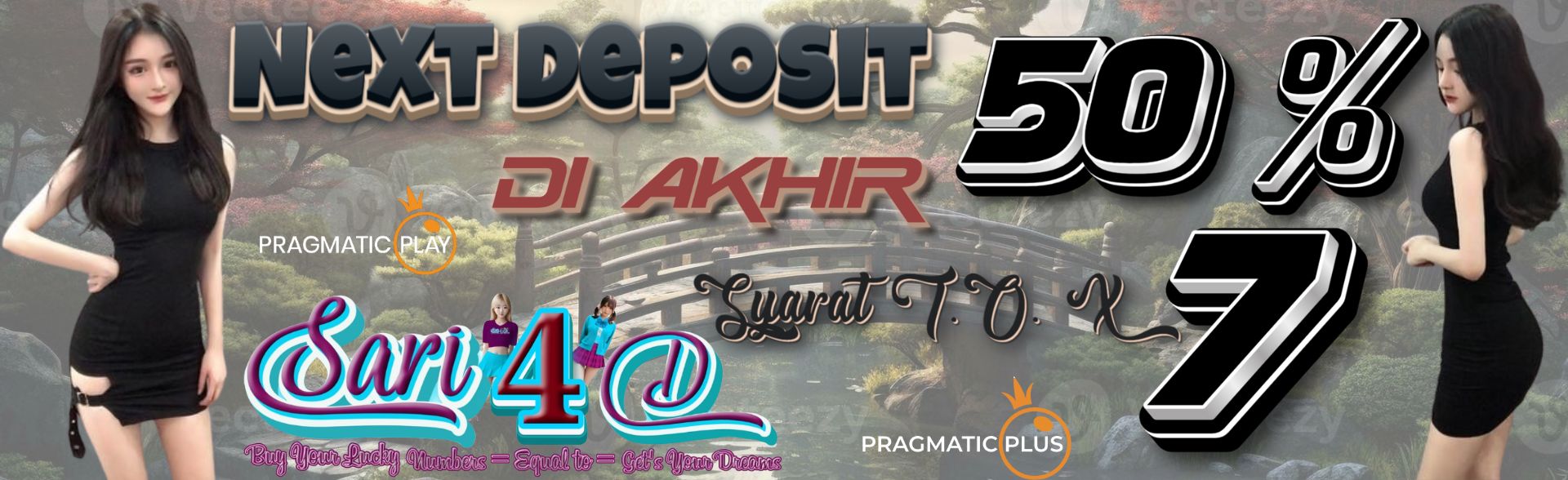 Next Deposit 50%