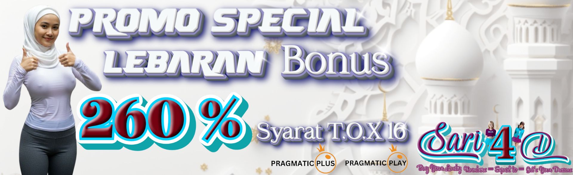 Special Lebaran Bonus 260% Di Akhir