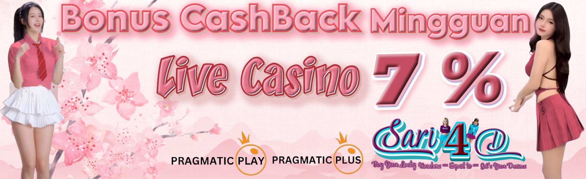 PROMO BONUS CASHBACK LIVE CASINO 7%